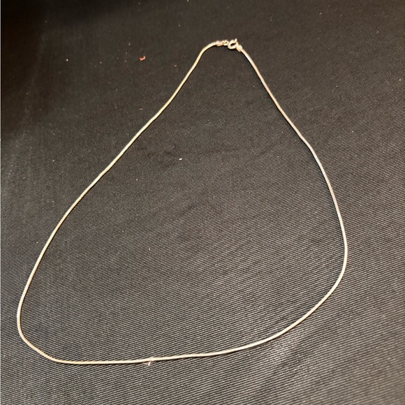 Sleek Sterling Silver Snake Chain Necklace - Picture 6 of 12